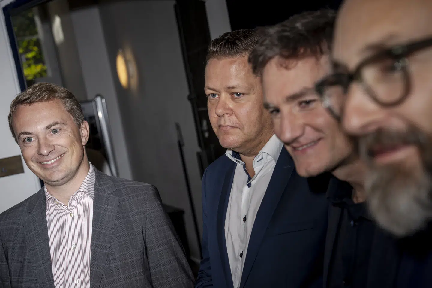 Dansk Folkeparti, Danmarksdemokraterne, De Konservative og Liberal Alliance mødte frem sammen og blev smidt ud sammen, da de forhandlede om finansloven sidste år. Det er uvist, om de gentager øvelsen fredag, siger formand Mona Juul (K). (Arkivfoto).