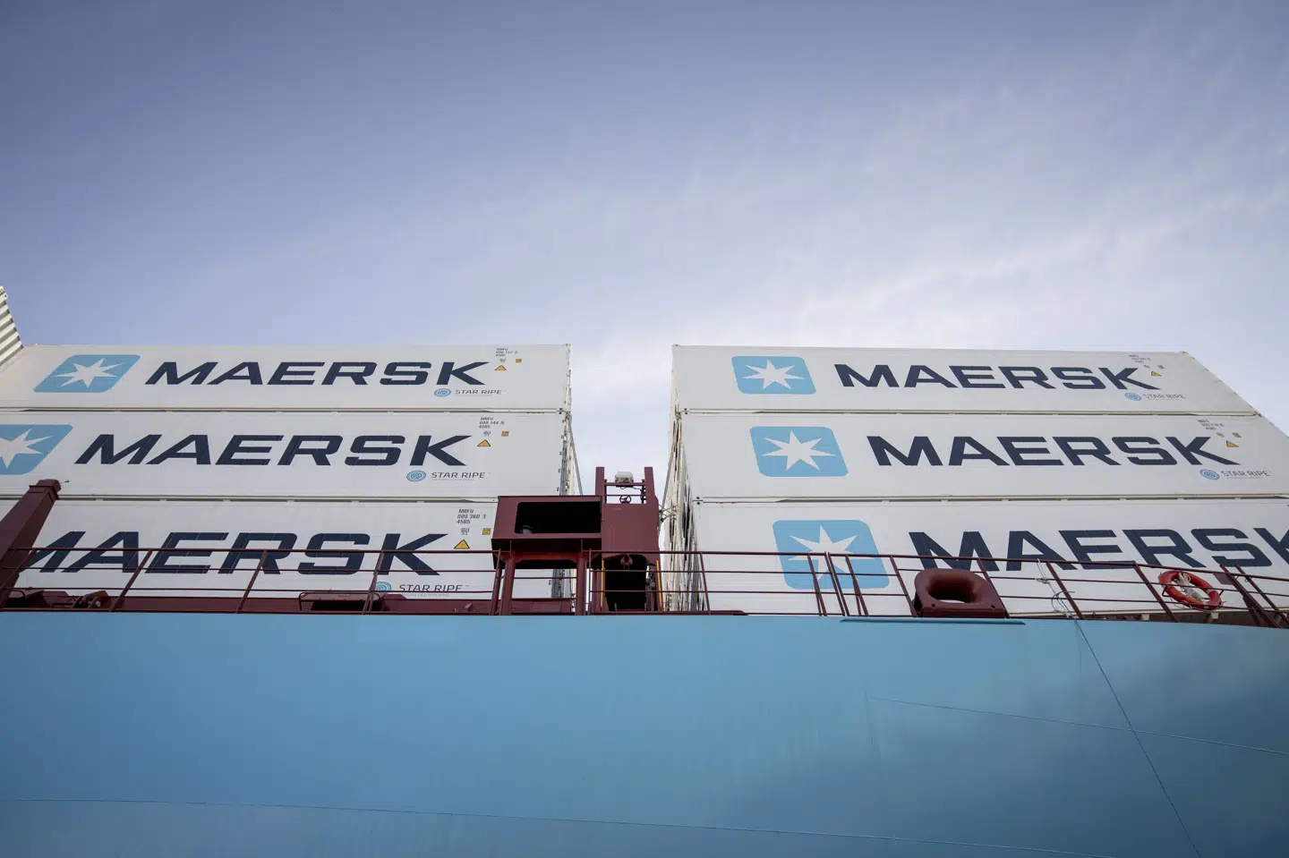 Mærsk har som flere andre rederier droppet at sende skibe gennem Bab el-Mandeb-strædet ved Yemen efter angreb fra houthibevægelsen. (Arkivfoto).