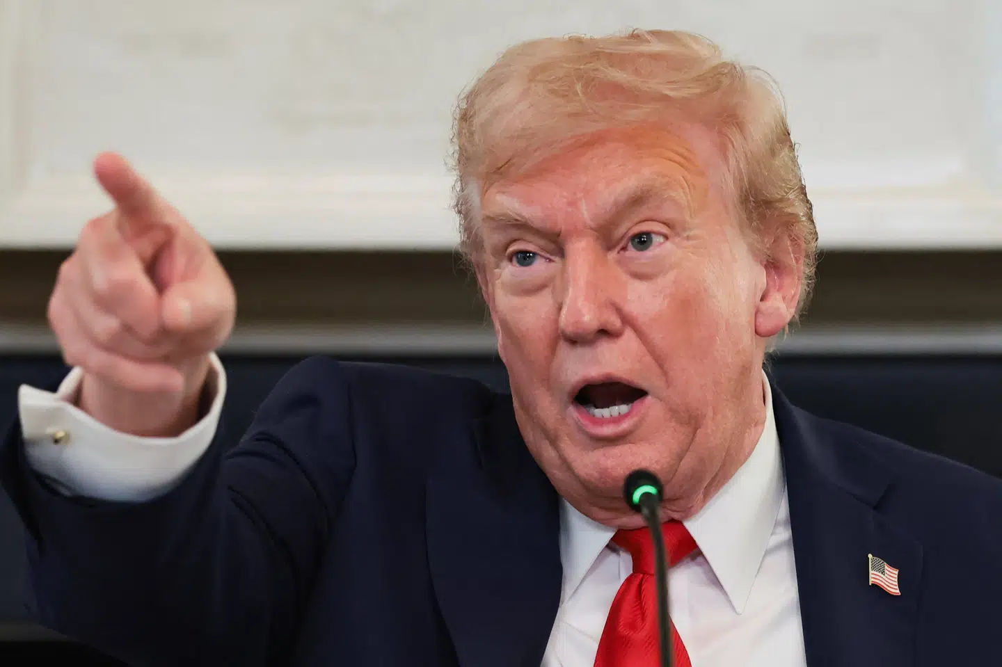 USA's præsident, Donald Trump, præsenterede i sidste uge den plan, som ligger til grund for aftalen mellem Israel og Hamas. Søndag ventes han at rejse til Mellemøsten. (Arkivfoto).