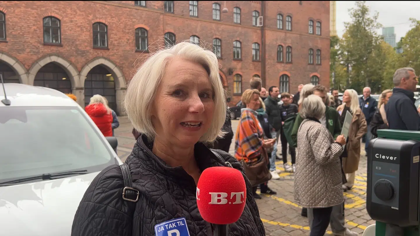 Majbritt Lund bor ikke i Københavns Kommune - alligevel var hun mødt op.