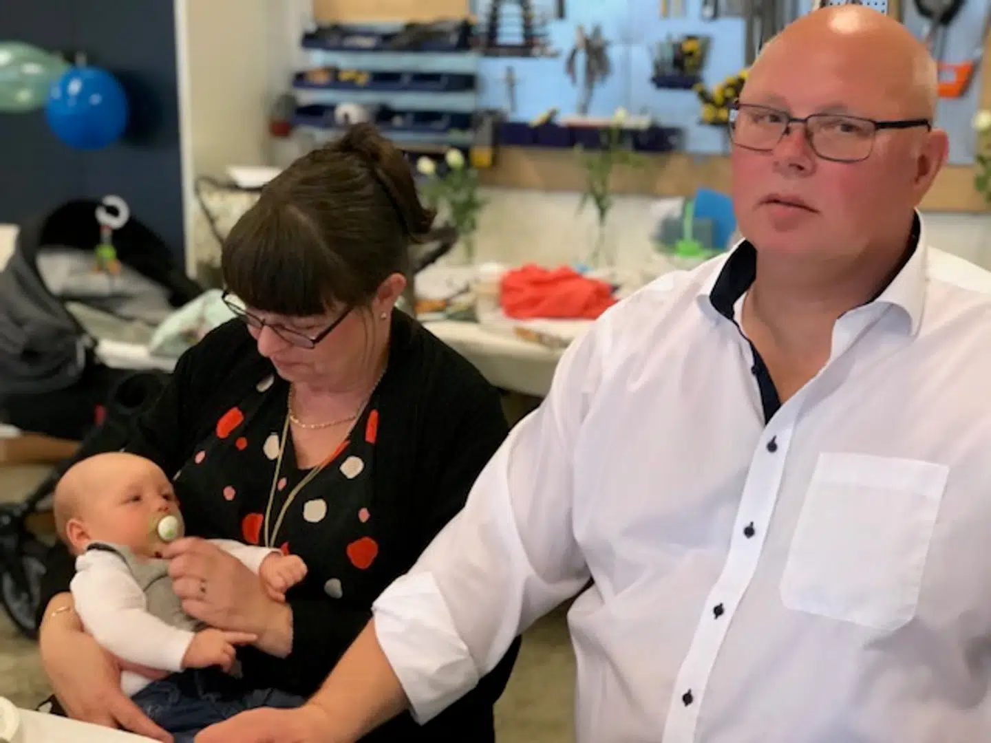 Her ses Elin Frank Just og Peter Møller Just