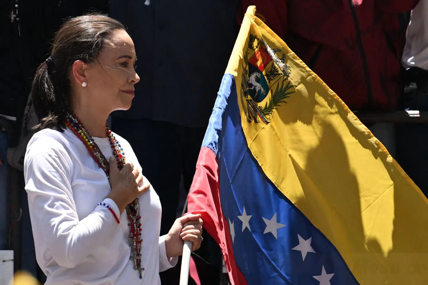 María Corina Machado tildeles Nobels fredspris for sit arbejde med at fremme demokratiet i Venezuela, hvor Nicolás Maduro er præsident. (Arkivfoto).