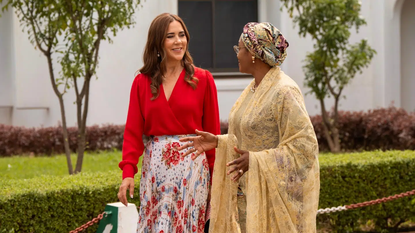 Dronning Mary besøgte i juni måned Nigeria.