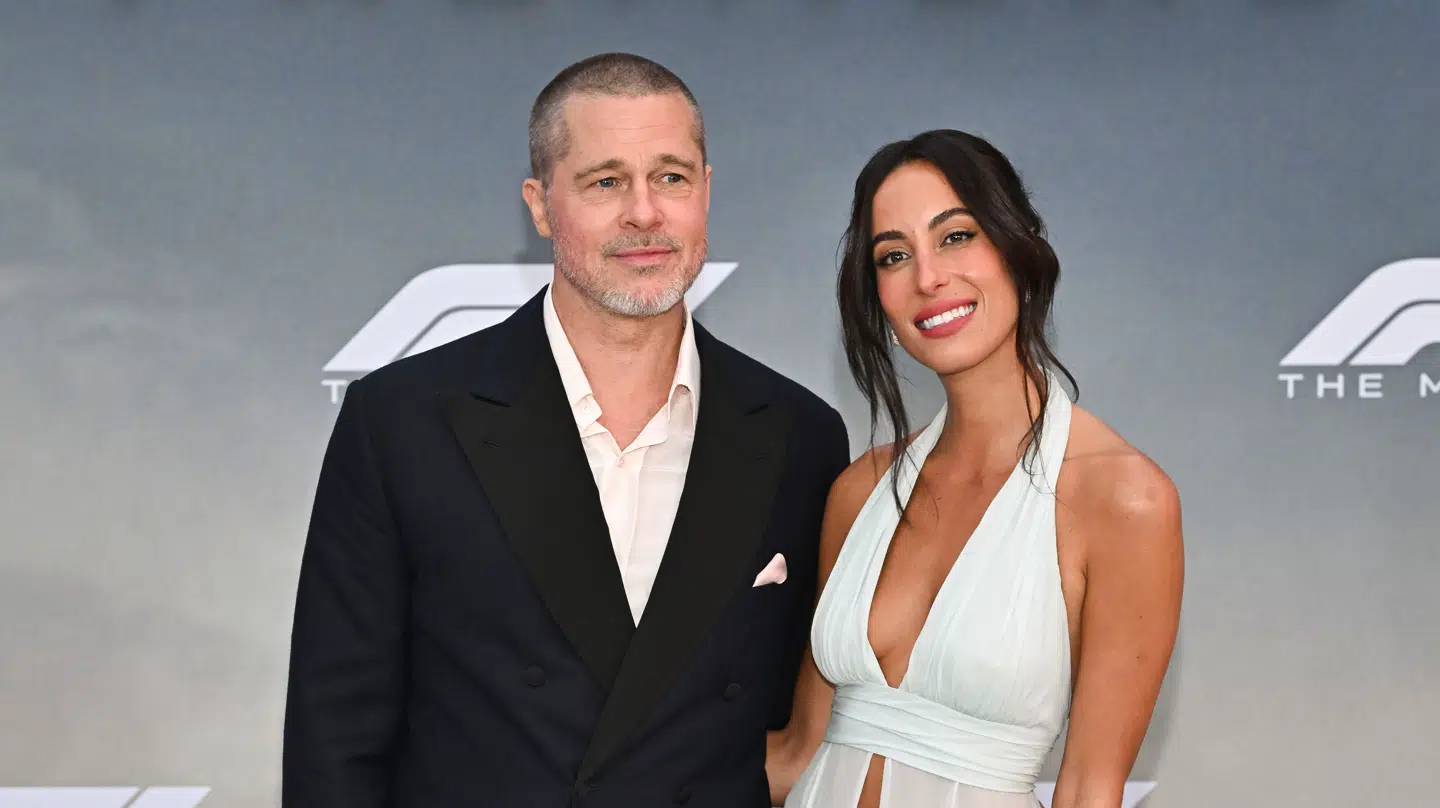 Brad Pitt og Ines de Ramon ved premieren på filmen 'F1 The Movie' i juni i år.