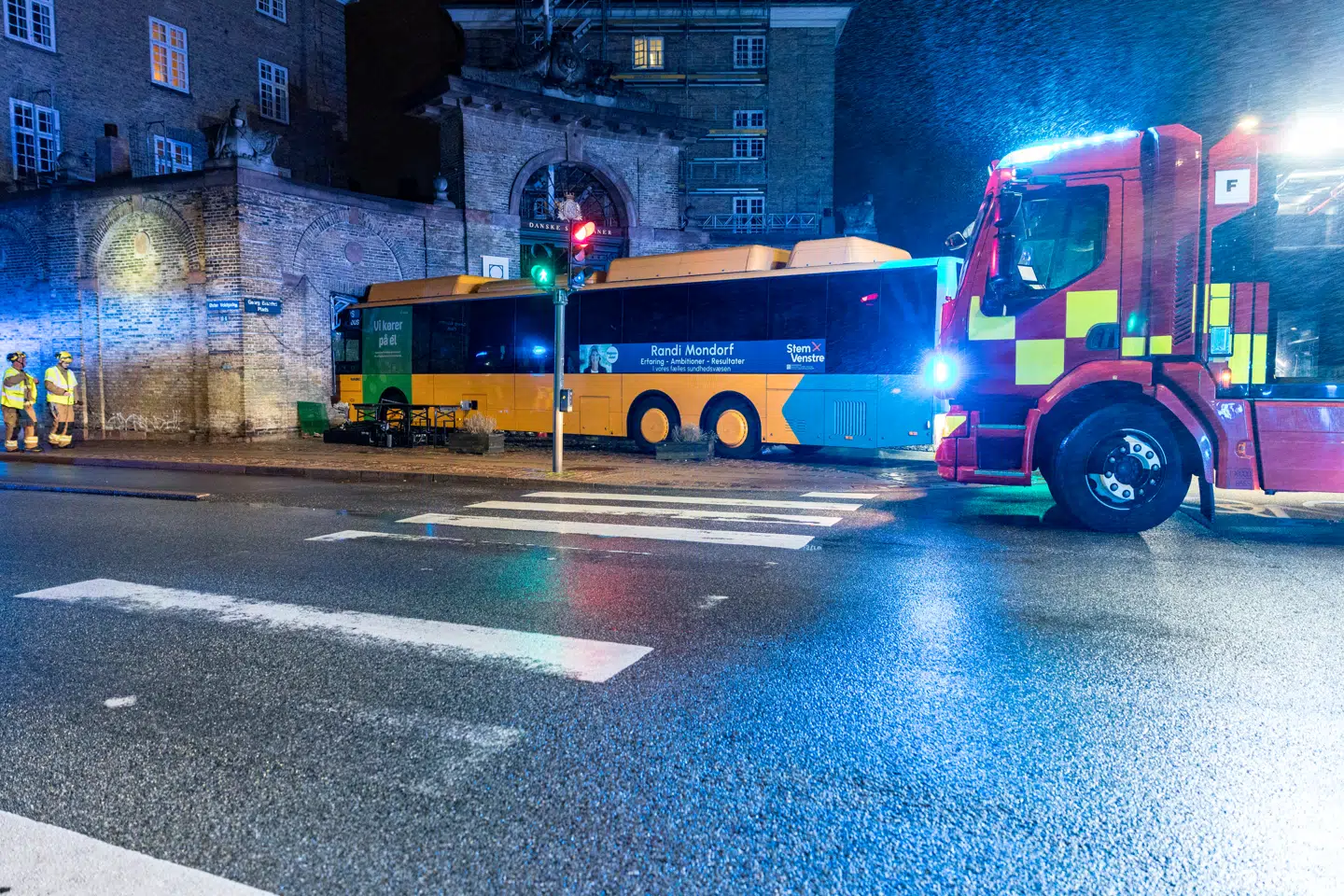 Her ses et billede fra krydset i København.
