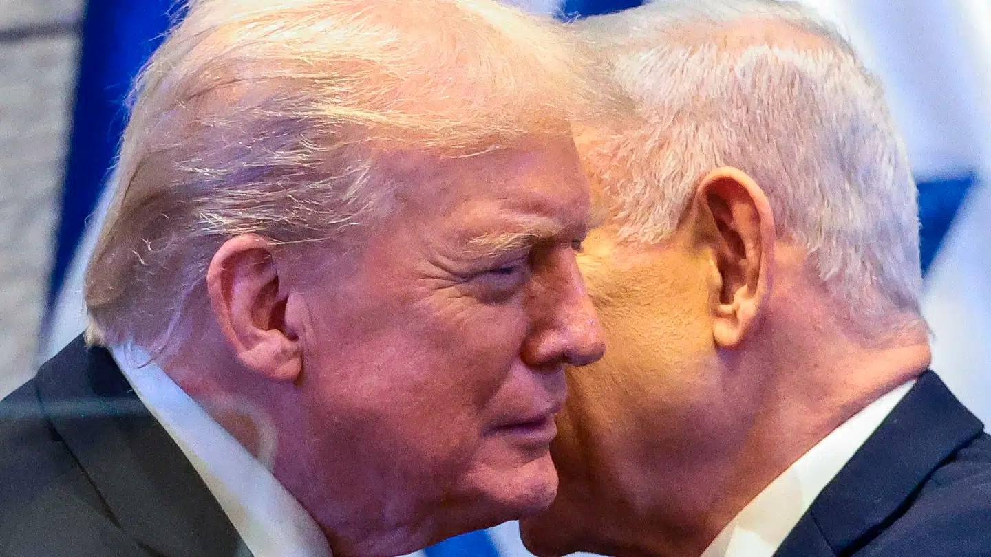 Under sit besøg i Israel blev Donald Trump takket gentagne gange af den israelske premierminister, Benjamin Netanyahu.