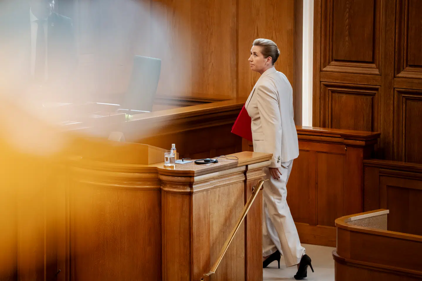 Statsminister Mette Frederiksen (S) åbnede Folketinget 7. oktober. I sin tale fremhævede hun et stigende jødehad, der ifølge Frederiksen igen er at finde både på den yderste venstre- og højrefløj og i dele af indvandrermiljøet. Foto: Mads Claus Rasmussen/Ritzau Scanpix