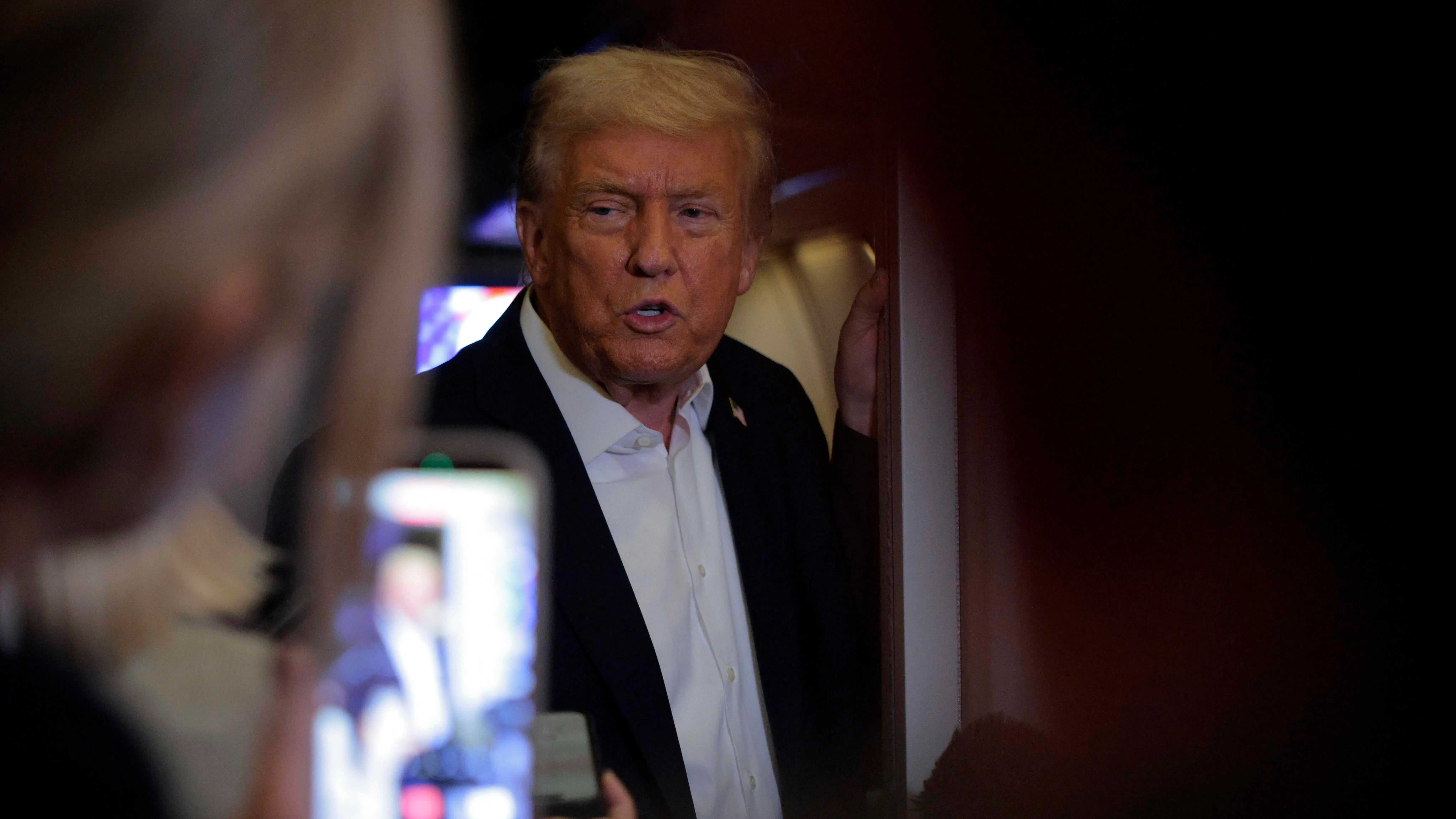 Donald Trump nægtede at svare: 'Vi må vente og se'