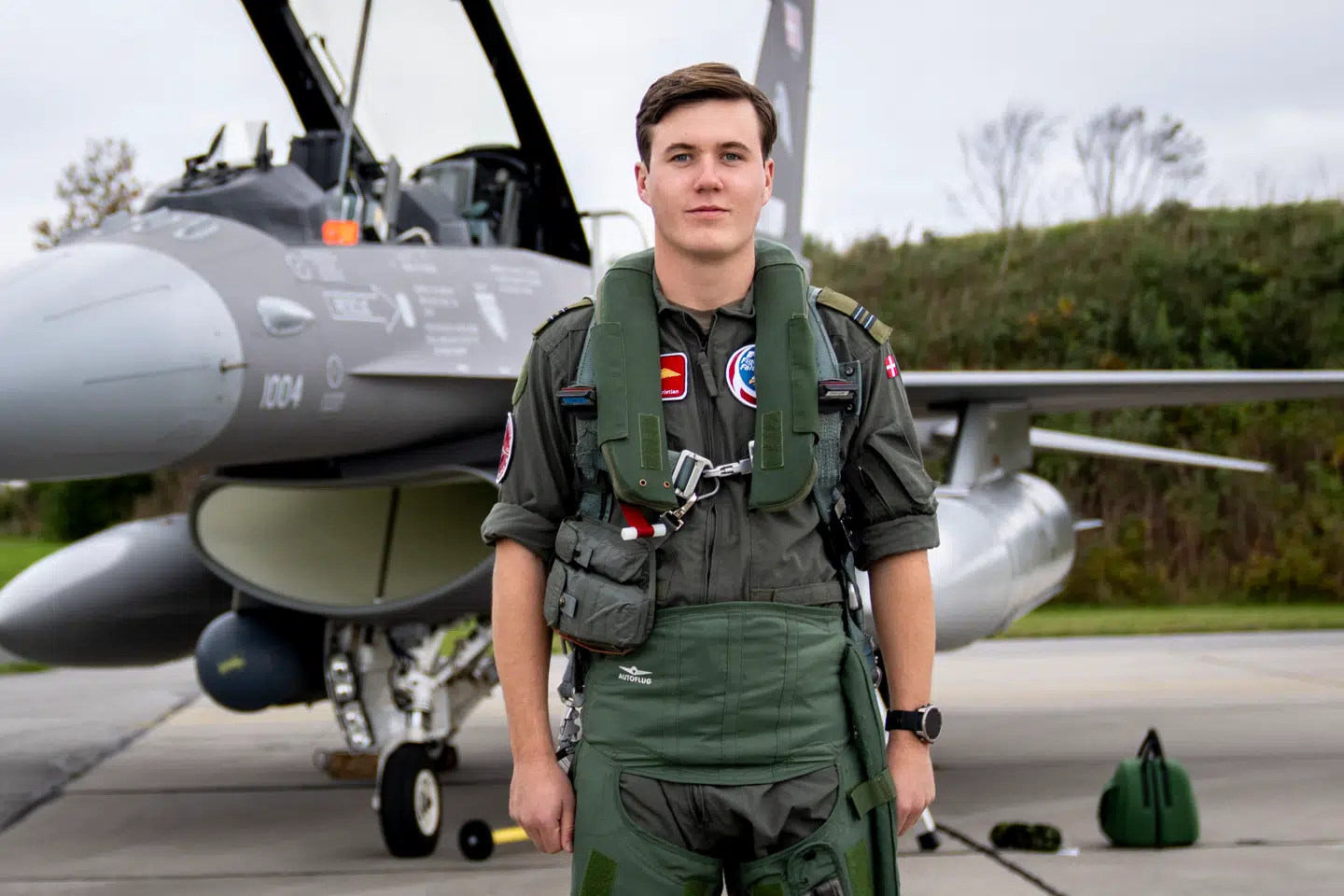 Flyvningen var en af de sidste daglige træningsflyvninger for kampflyet F-16. Senere i år erstattes F-16 af F-35.