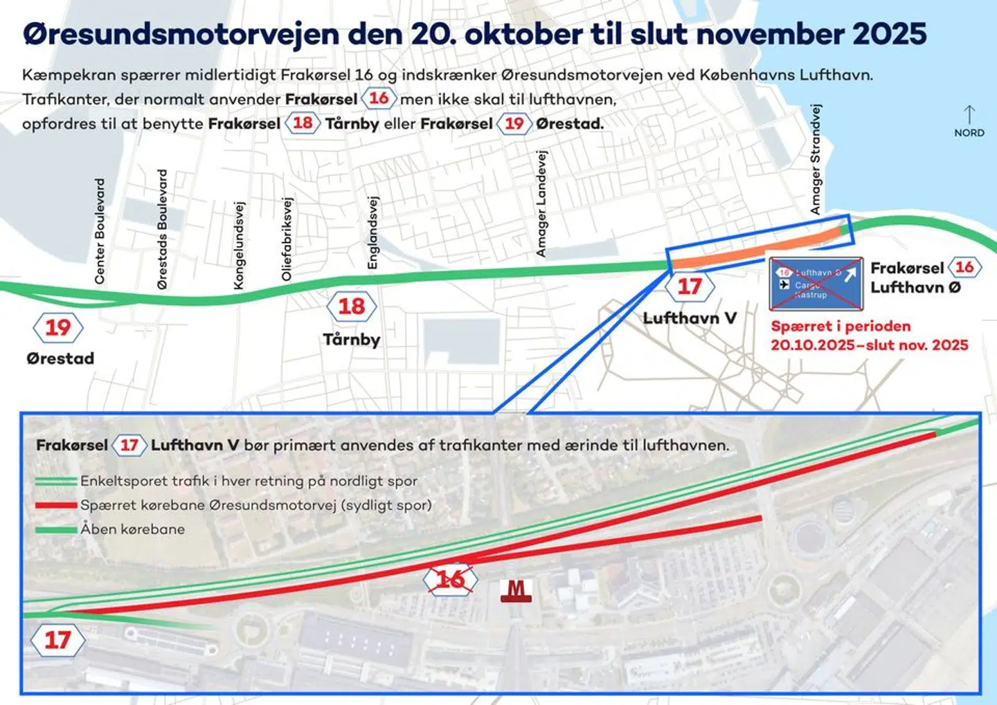Sådan ser påvirkningen af trafikken ud.