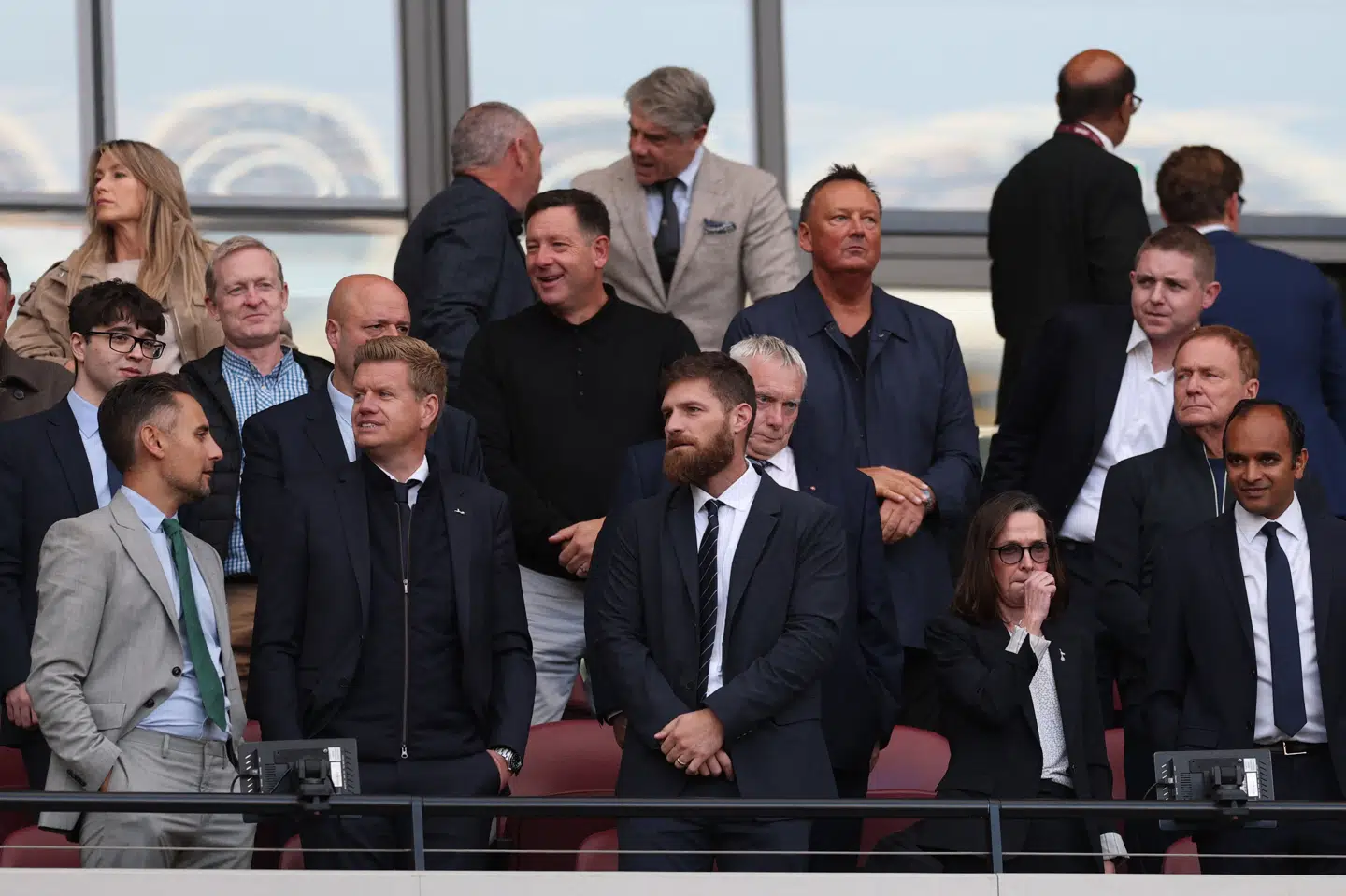 Johan Lange (nummer to fra venstre i første række) kan nu kalde sig sportsdirektør i Tottenham. (Arkivfoto).