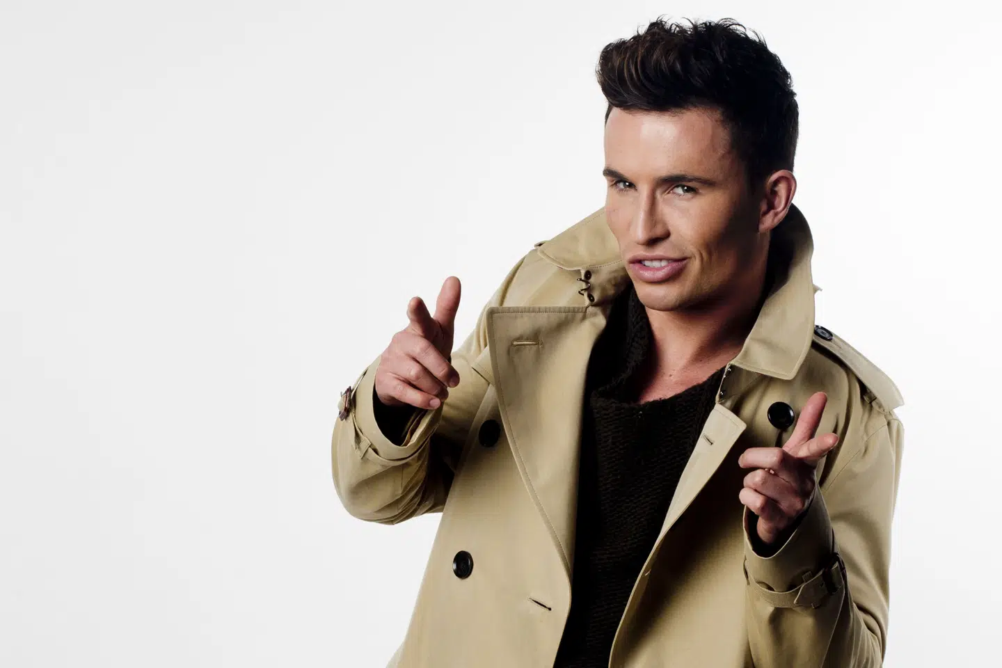 Gustav Salinas var første gang på tv i 2008 i datingprogrammet "Dagens mand". Siden har han blandt andet medvirket i "For lækker til Love", "Divaer i junglen" og "Gustav & Linse på udebane". (Arkivfoto).