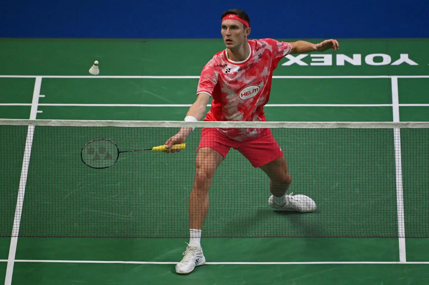 Viktor Axelsen er klar til semifinalerne ved den danske badmintonturnering. (Arkivfoto).