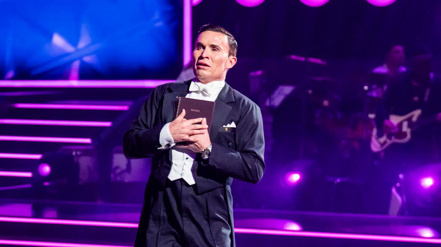 Gustav Salinas dansede til Elton Johns 'Your song'.