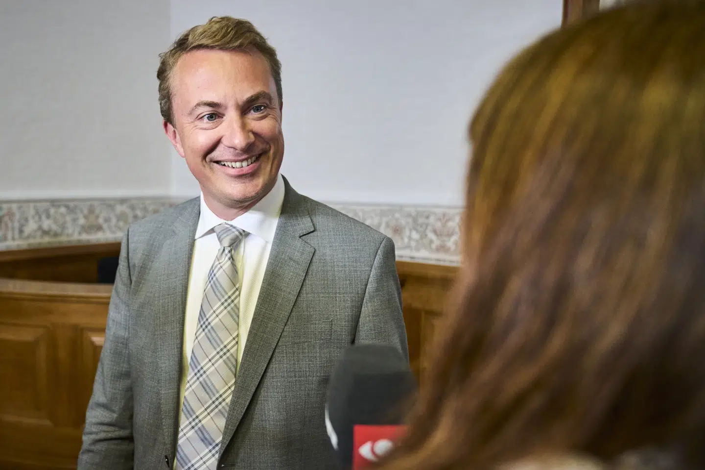 Formand for Dansk Folkeparti Morten Messerschmidt har gode meningsmålinger og kan opstille en ny kandidat. (Arkivfoto).