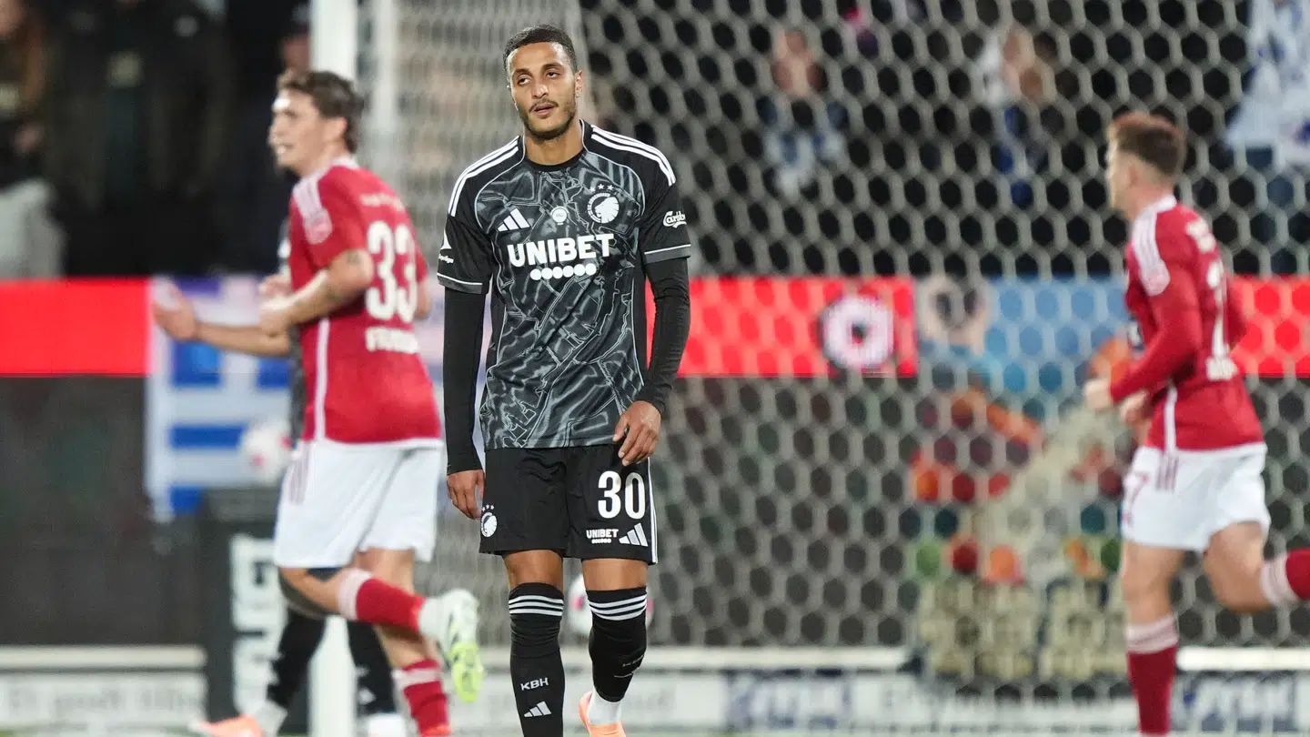 Elias Achouri og FC København havde ikke nogen god fredag aften i Silkeborg.