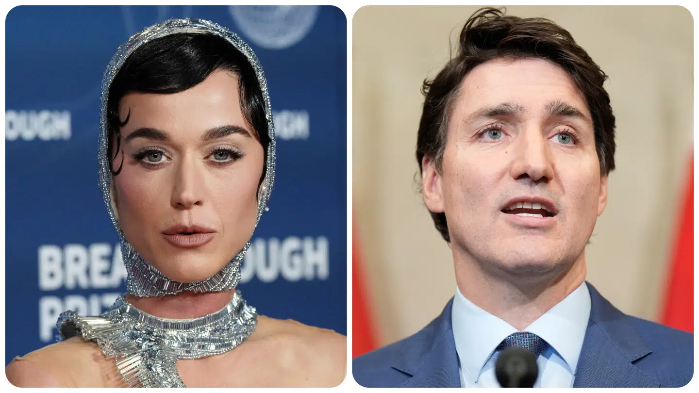 Katy Perry og Justin Trudeau er blevet set sammen i københavnske Tivoli. Foto: Ritzau Scanpix