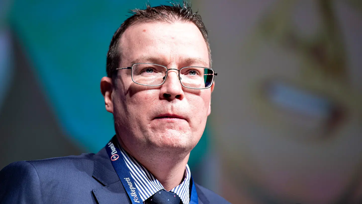 Kenneth Kristensen Berth ved Dansk Folkepartis årsmøde i Herning i september 2018.