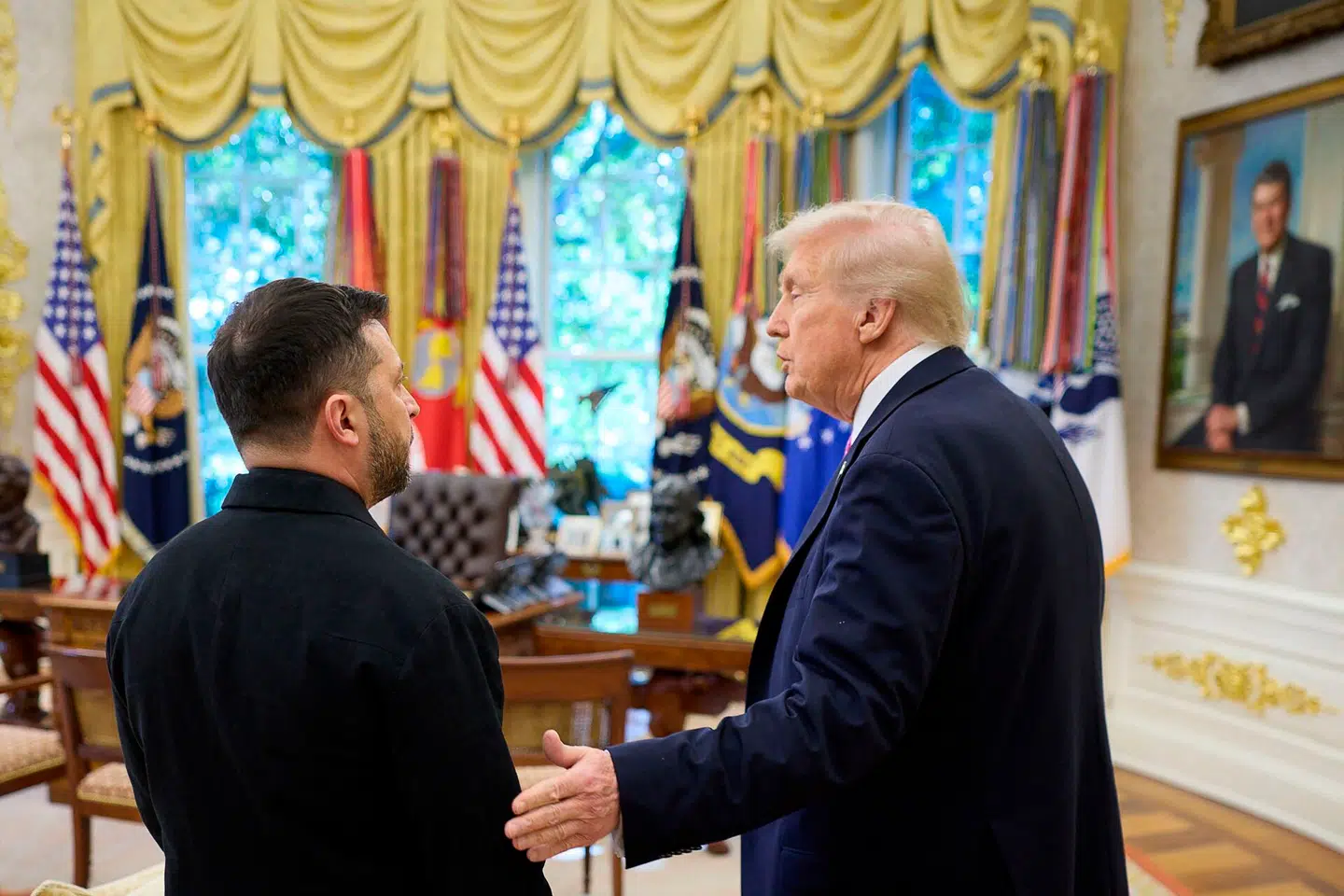 Zelenskyj i Det Hvide Hus den 17. oktober. Foto: Handout, Scanpix