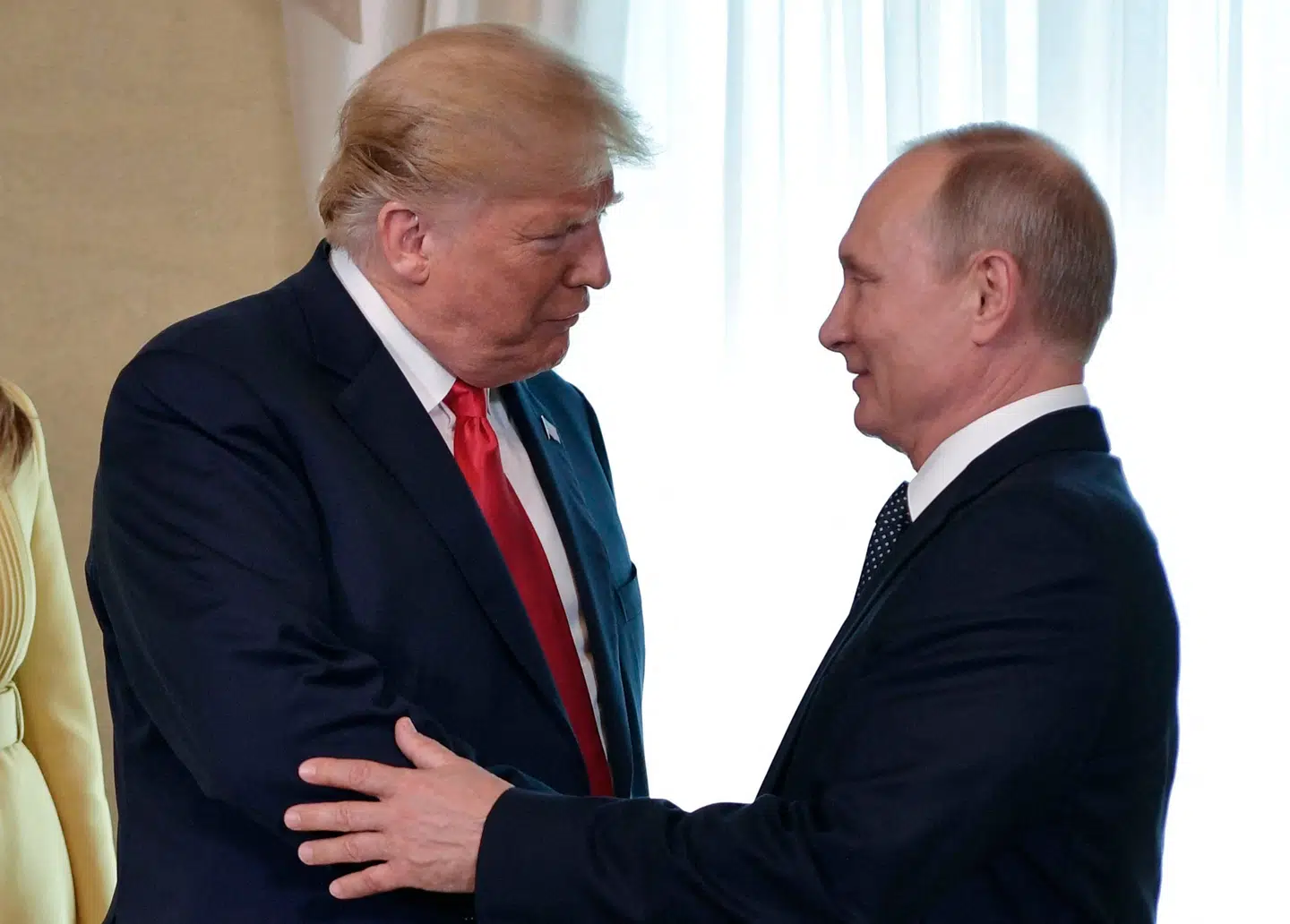 Allerede i 2018 havde Donald Trump og Vladimir Putin et godt forhold. Her er det fra topmødet i Helsinki samme år.