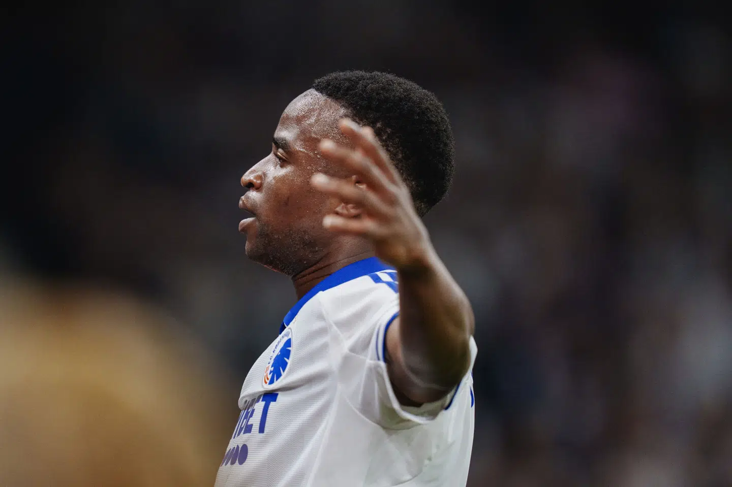 Youssoufa Moukoko har indtil videre spillet 20 kampe og scoret fire mål for FCK. (Arkivfoto).