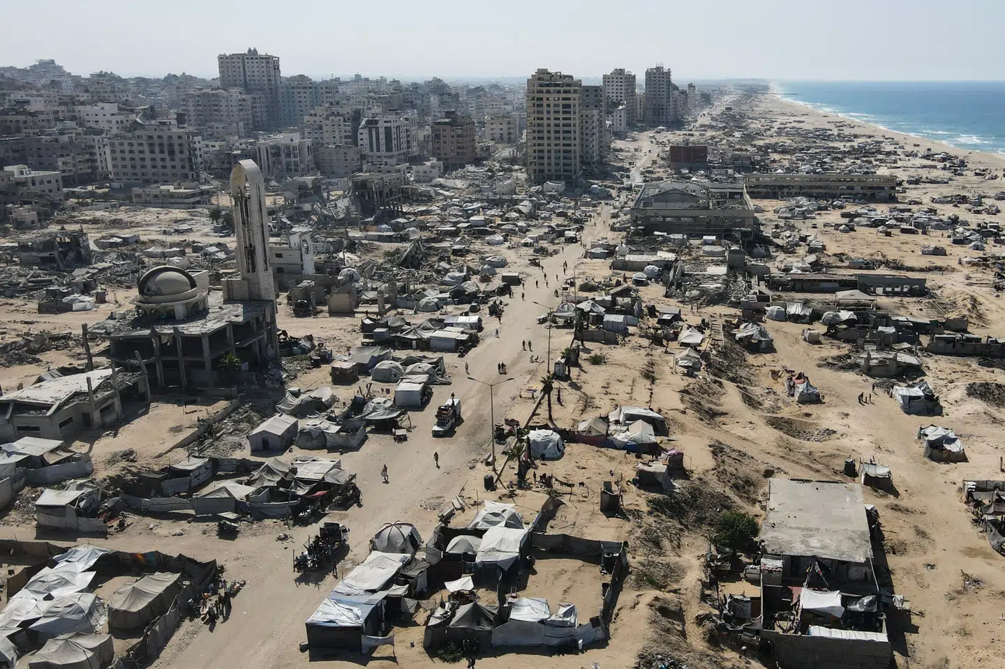 Gaza by fra oven den 20. oktober.