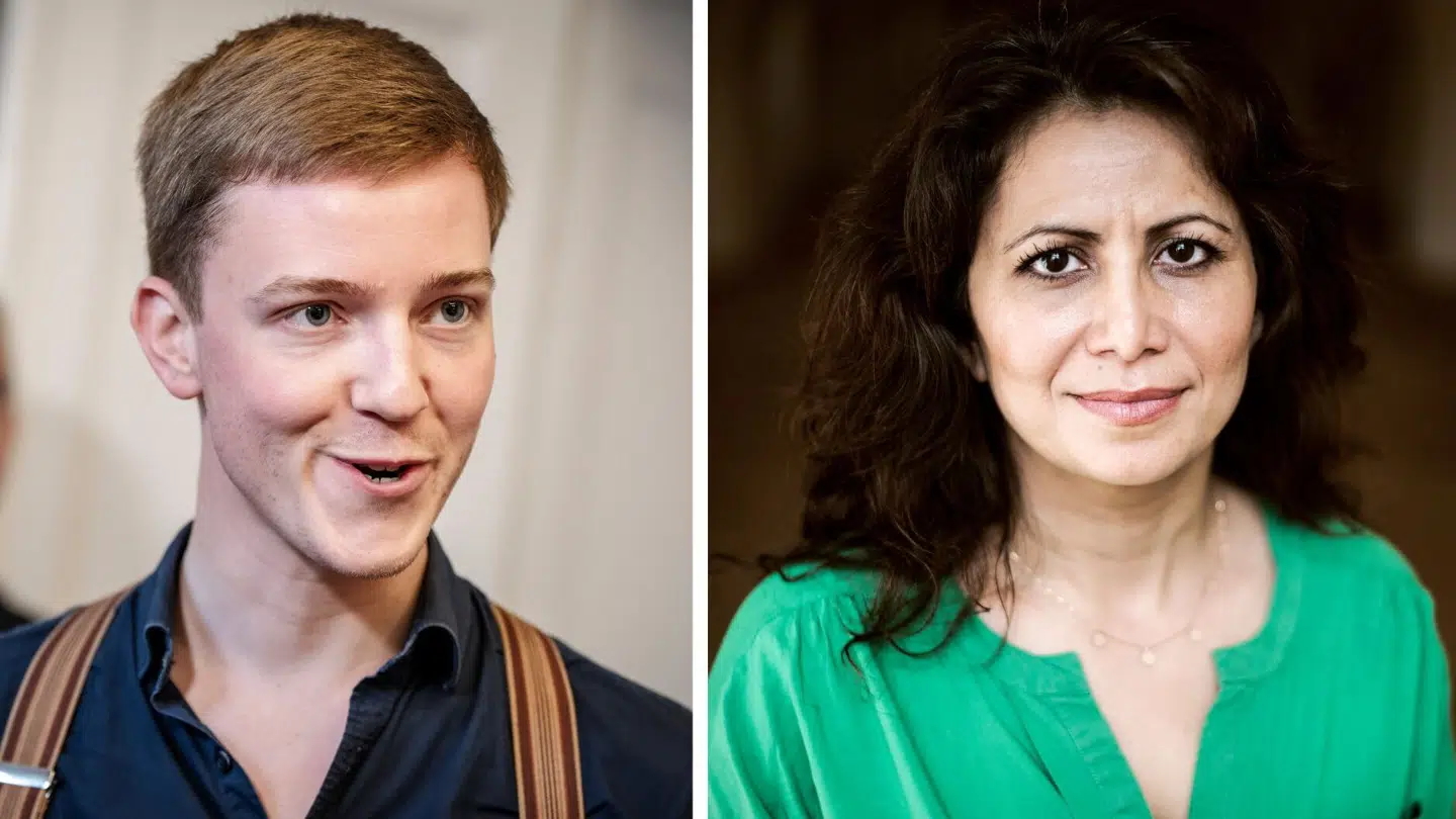 Den tidligere SF'er og nu generalsekretær i Brobyggerne, Özlem Cekic, og DF's Mikkel Bjørn tørner sammen i B.T.s debatpodcast, Borgerlig Tabloid