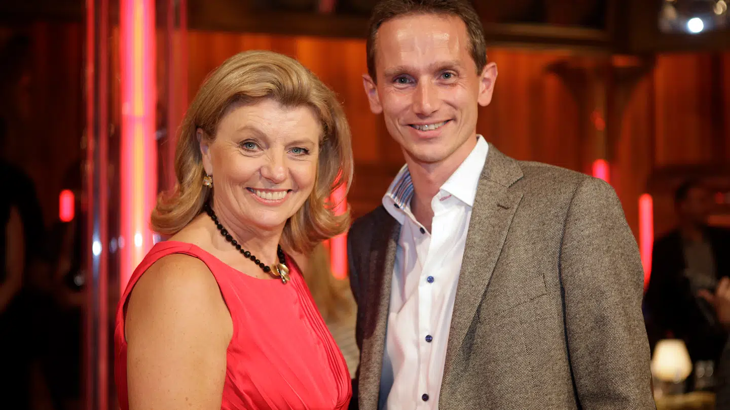 Kristian Jensen med 'Vild med dans'-dommer Anne Laxholm.
