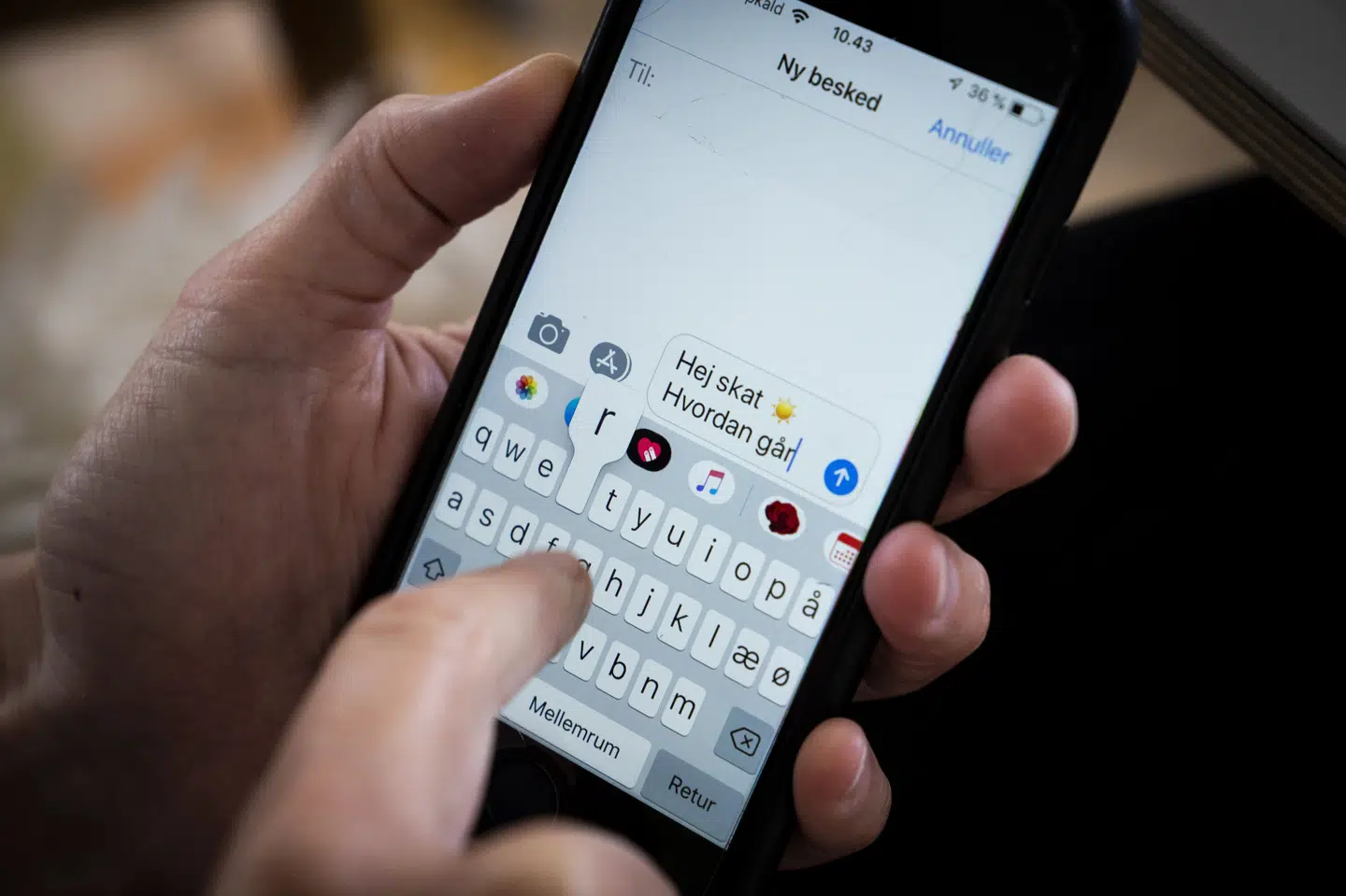 De ansatte har haft mulighed for at se indholdet af tusindvis af almindelige sms'er. (Arkivfoto).