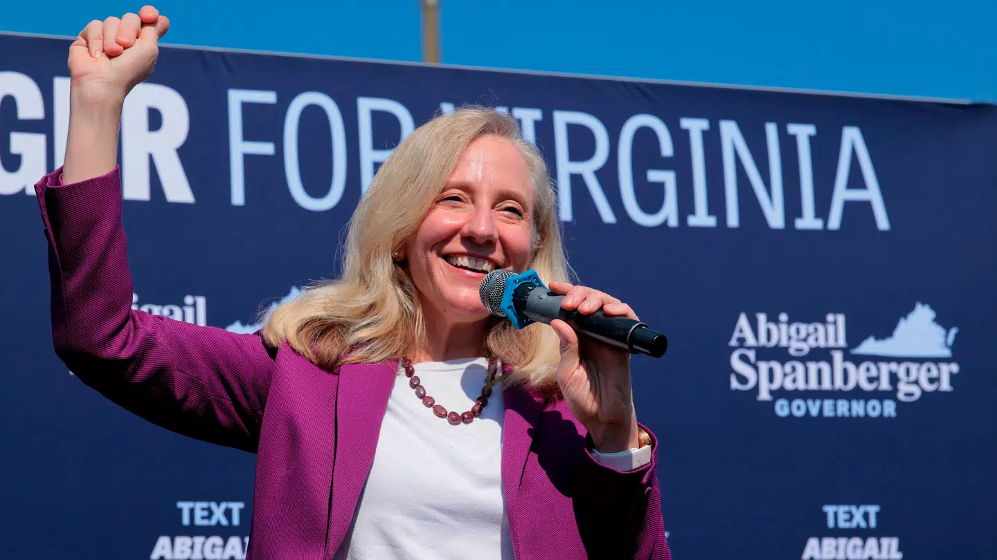 Den demokratiske guvernørkandidat i Virginia, Abigail Spanberger.