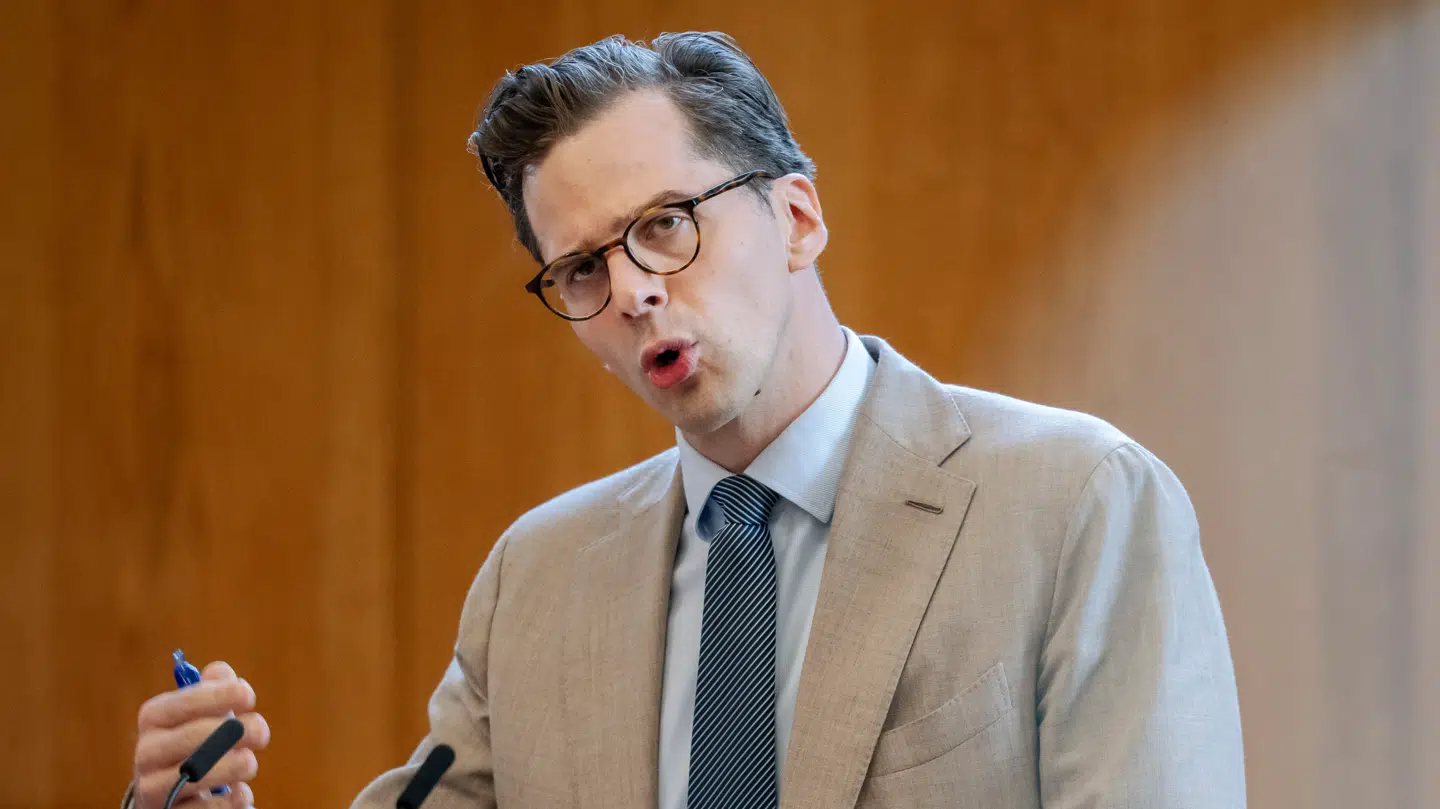 Alex Vanopslagh (LA) taler under åbningsdebat i Folketinget.