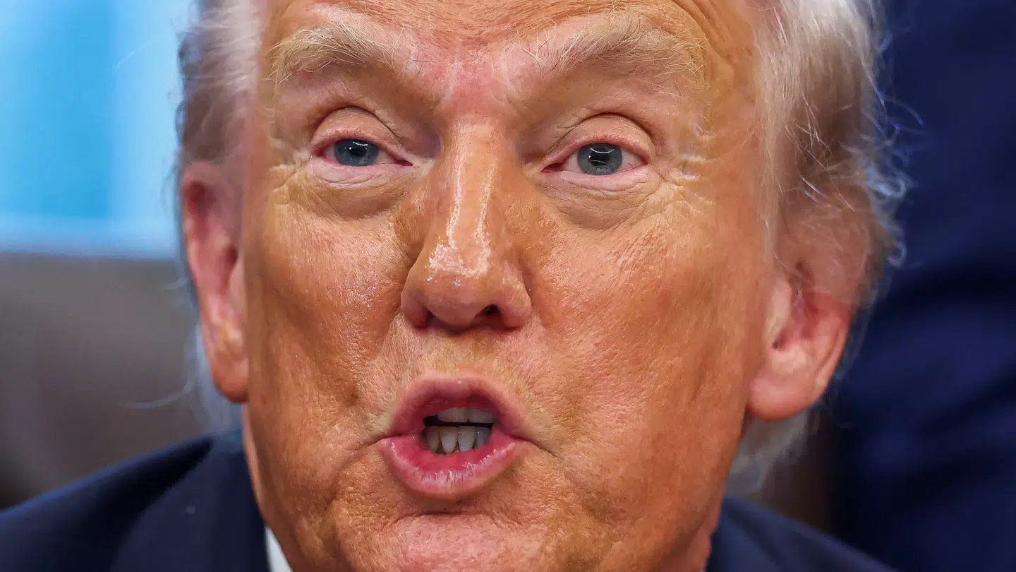 Den amerikanske præsident, Donald Trump, ses her i Det Hvide Hus den 21. oktober.