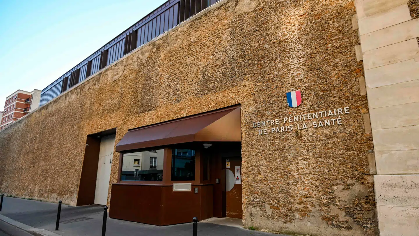 Facaden på La Santé-fængslet, der ligger i det sydlige Paris.