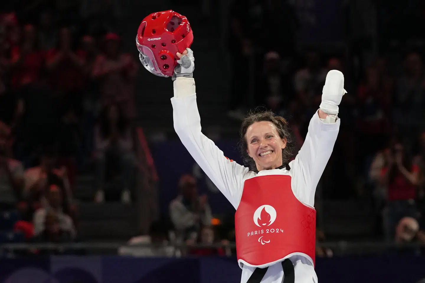 Lisa Kjær vandt bronze i taekwondo ved de paralympiske lege sidste år. (Arkivfoto).
