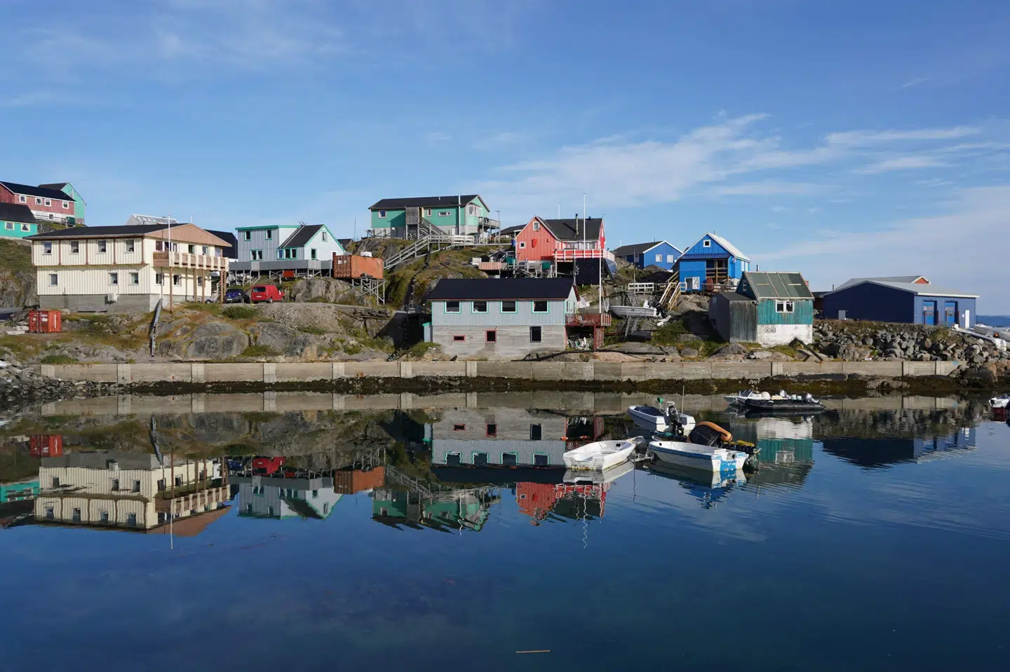 På et bosted nær byen Maniitsoq blev en 49-årig mand fundet livløs onsdag formiddag. (Arkivfoto).