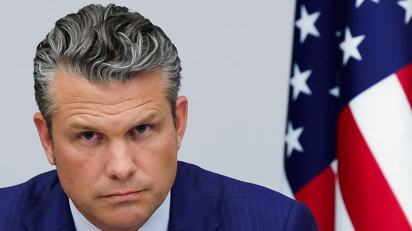 Den tidligere forsvarsminister – og nuværende krigsminister, Pete Hegseth.