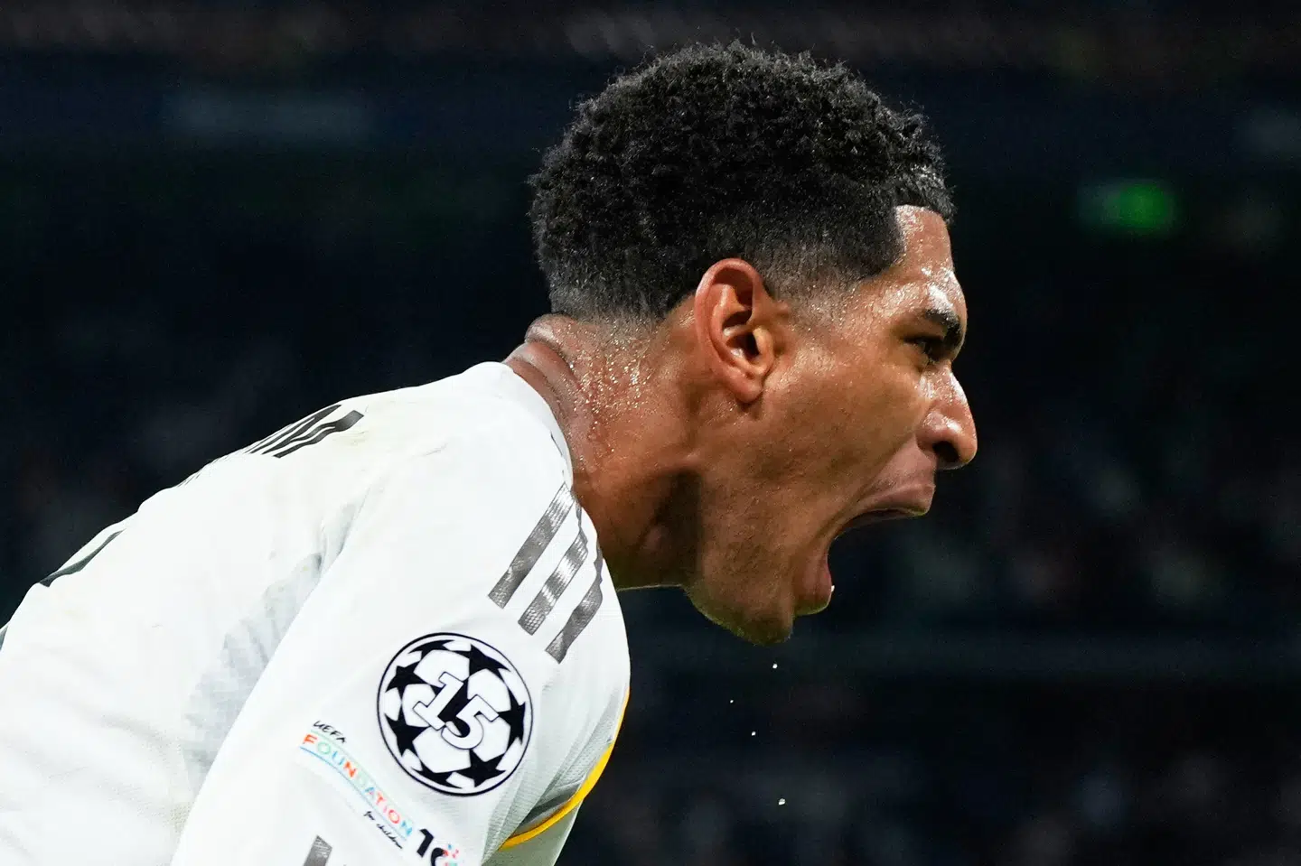 Real Madrids Jude Bellingham kunne skrige glæden ud, efter at englænderen havde scoret mod Juventus.