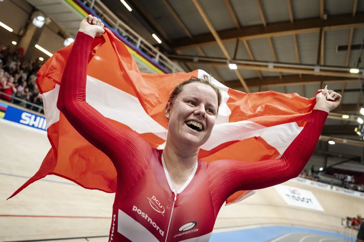 Amalie Dideriksen har tidligere vundet bronze i scratch-løbet ved VM. Nu kan hun også prale af en sølvmedalje. (Arkivfoto).