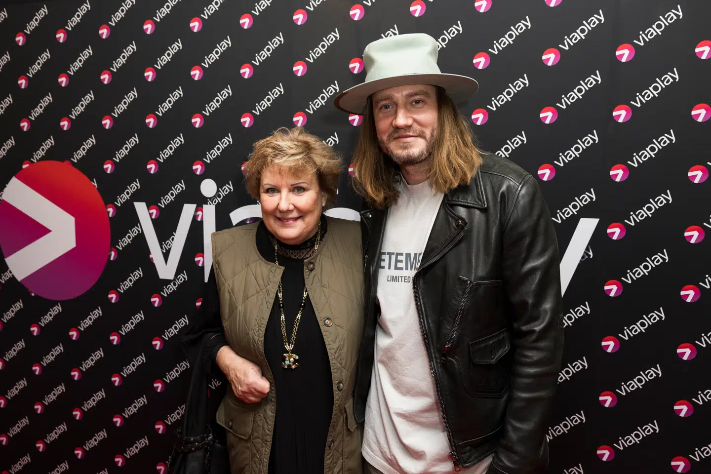 Joan og Nicklas Bendtner til premiere på dokumentarserien 'Bendtner' sidste år.