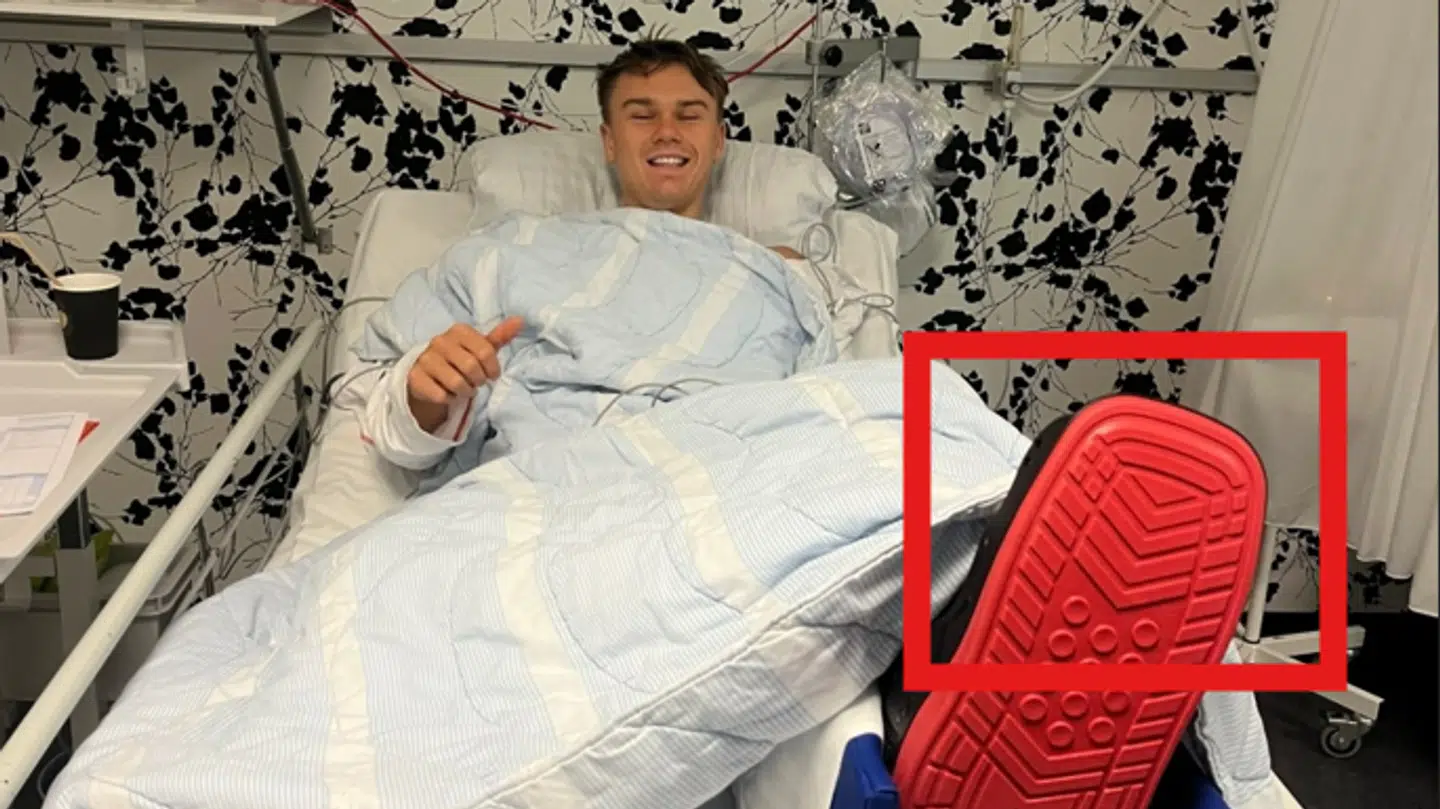 Holger Rune har fået svar på, hvornår gipsen kan tages af.