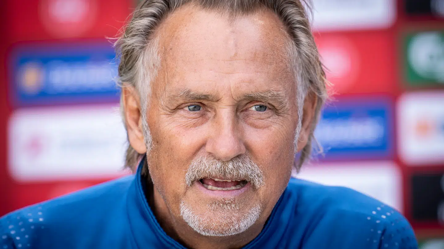 Tidligere fodboldmålmand Lars Høgh blev kun 62 år. Han døde efter længere tids kræftsygdom i december 2021. Her er han fotograferet under en landsholdssamling i juni 2021. (Arkivfoto)