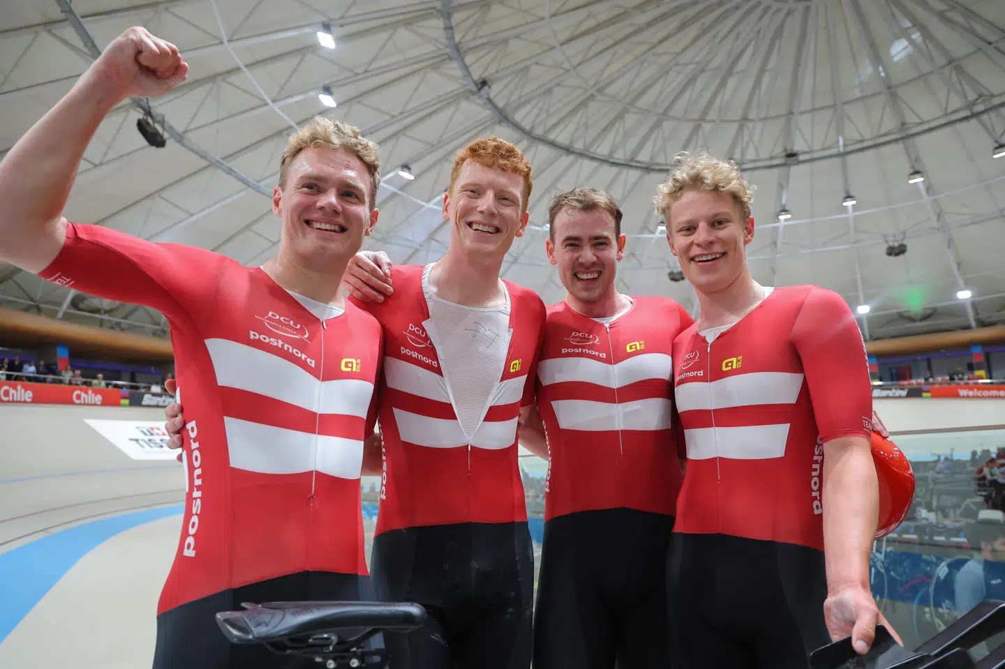 Den danske kvartet i 4000 meter holdforfølgelsesløb vandt VM-guld med sejr i finalen over australierne.