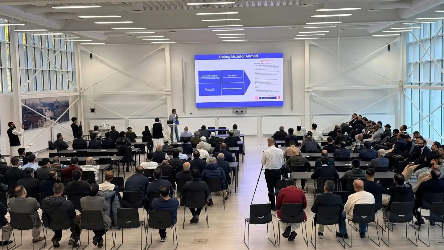 Vælgermødet i Albertslund var velbesøgt.