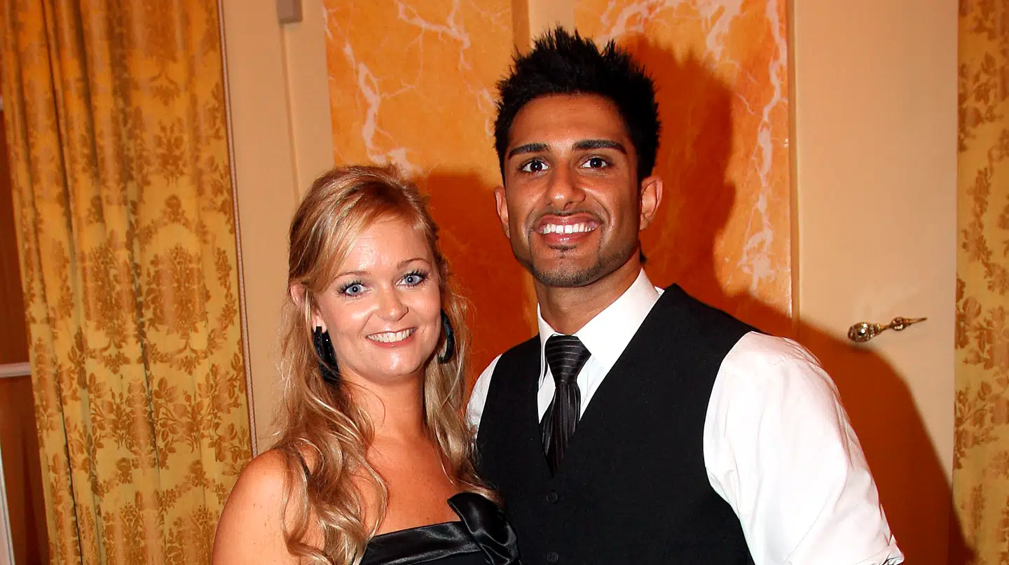 Mette Georgio med skuespiller Said Chayesteh.