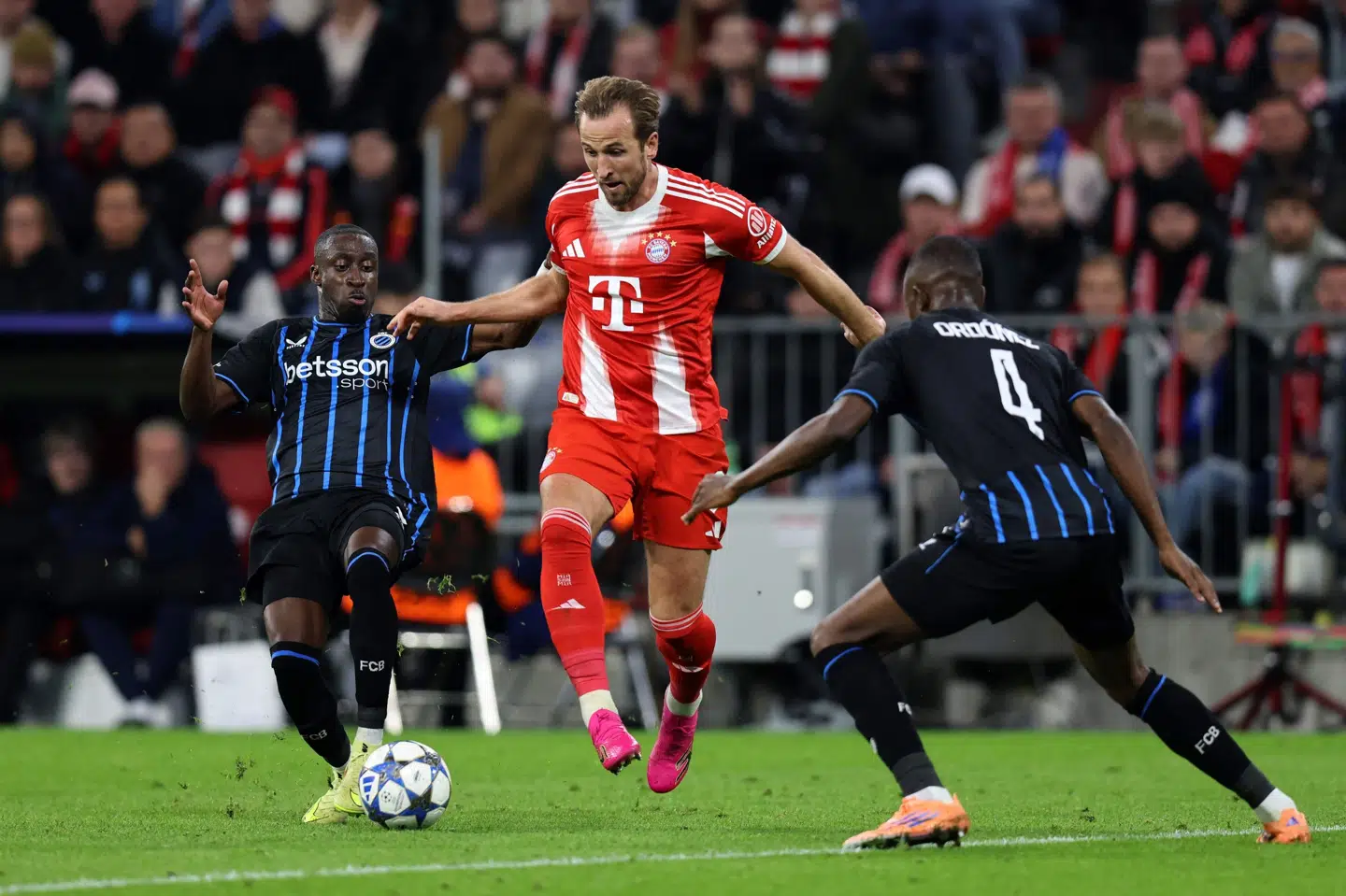 Harry Kane rundede med sin scoring i 4-0-sejren over Club Brugge onsdag 20 sæsonmål for Bayern München i blot 12 optrædener. (Arkivfoto).