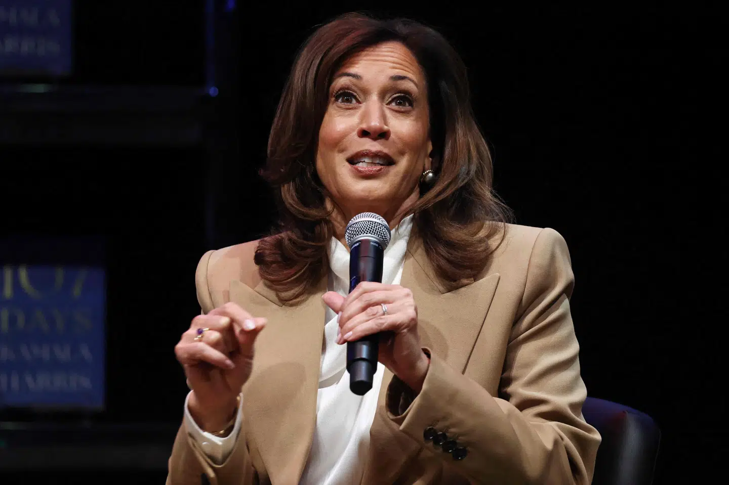 Kamala Harris var vicepræsident fra 2021 til 2025, hvor Joe Biden var præsident. (Arkivfoto).