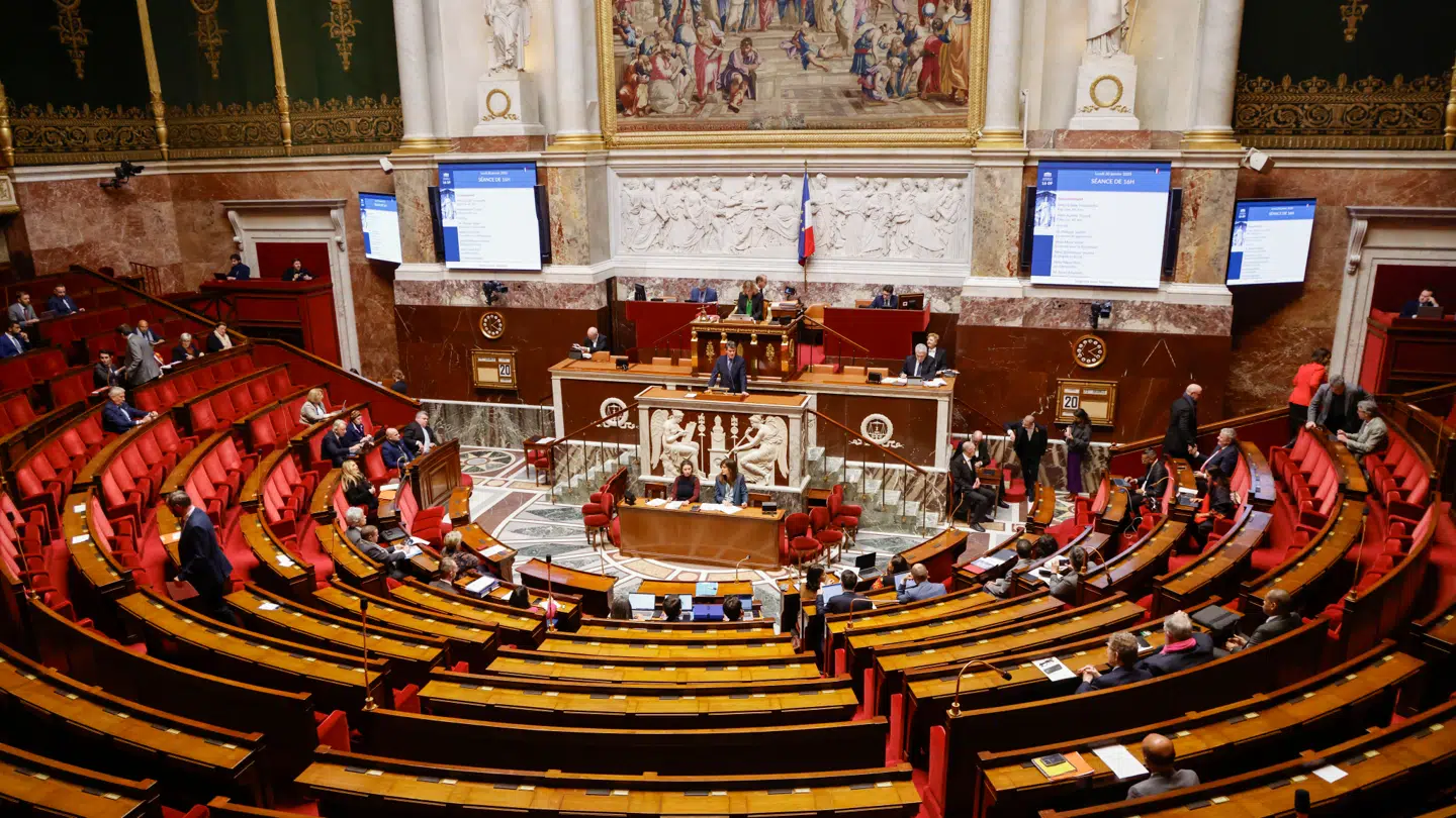 Det franske parlament, Assemblée Nationale.