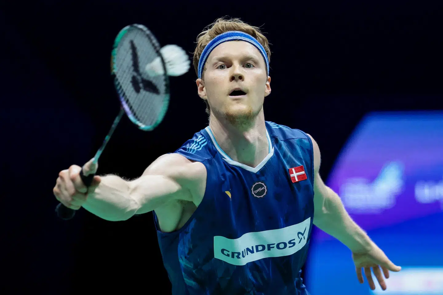 Anders Antonsen er klar til søndagens finale i Frankrig (Arkivfoto).
