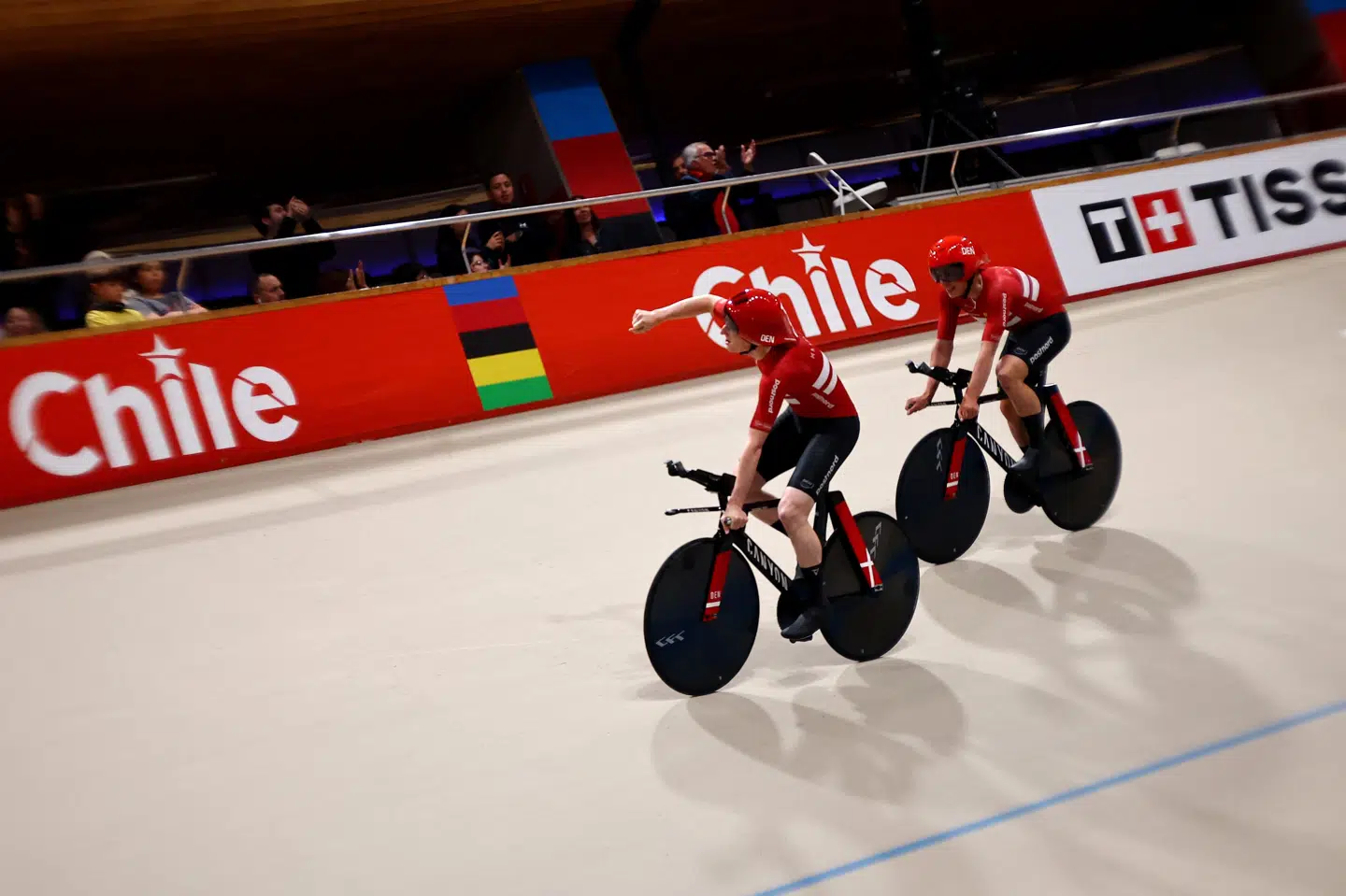 Niklas Larsen sluttede som firer i omnium efter stort drama.