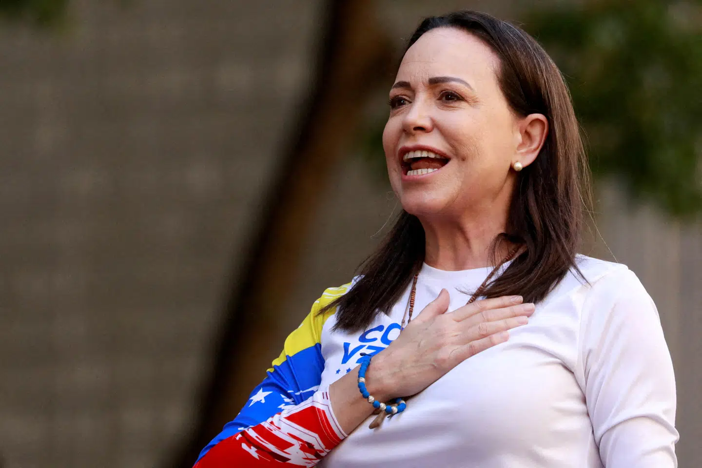 María Corina Machado har markeret sig som en skarp kritiker af den venezuelanske præsident Maduro.